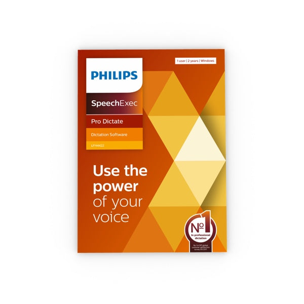 Philips SpeechExec Pro Dictate - 1 or 2 year subscription (download)