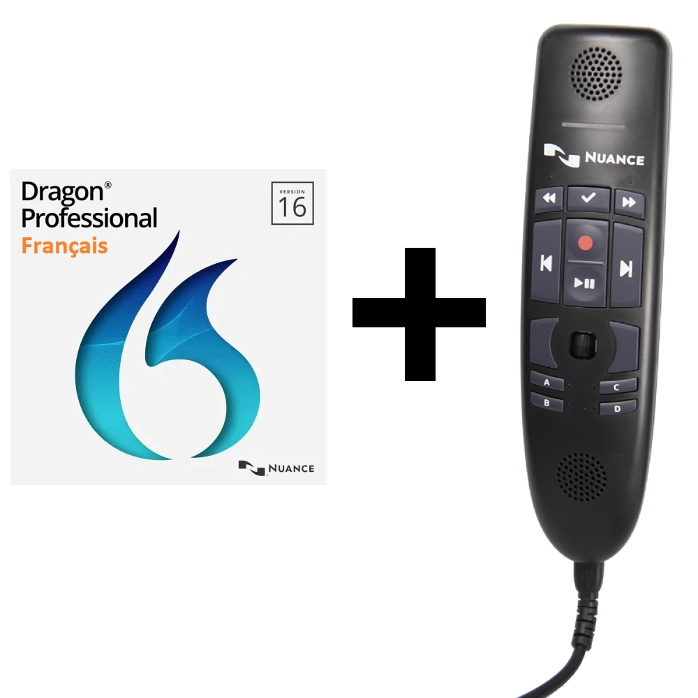 Dragon Professional v16 Français + PowerMic 4