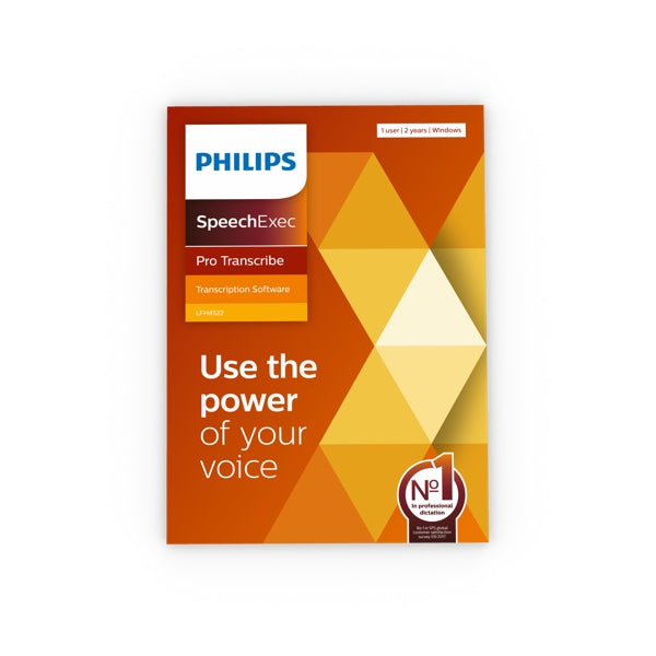 Philips SpeechExec Pro Transcribe - Abonnement 2 ans (téléchargement)